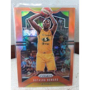 2020 WNBA Prizm Natasha Howard Orange Prizm /65 Seattle Storm New York Liberty